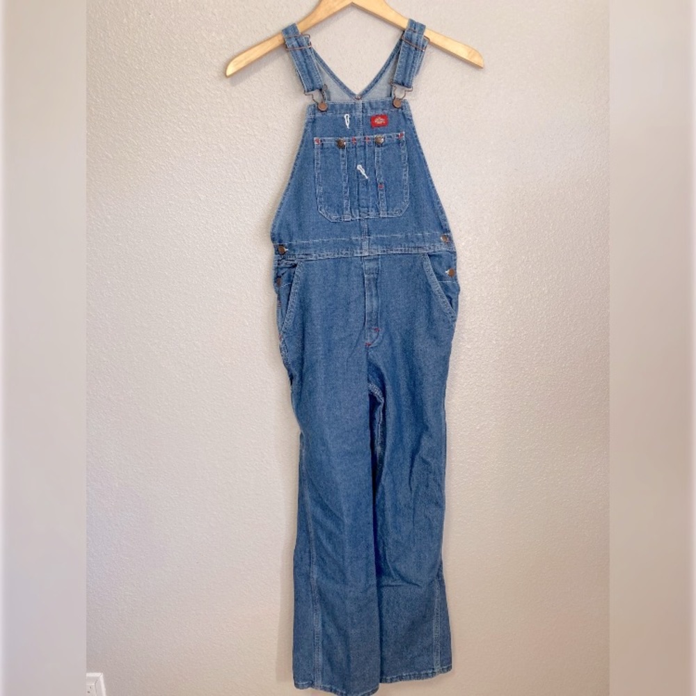 Dickies Overalls Junior Size Medium/Regular. Shorter leg